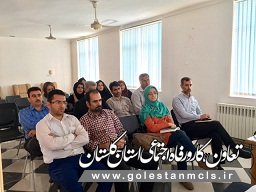 برگزاری کارگاه آموزش توجیهی ویژه انجمن صنفی کارفرمایان حوزه غرب استان گلستان